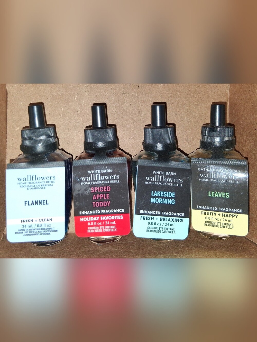Wallflowers Home Fragrance Refill Seasonal Fall Autumn Lot Of 4 NEW